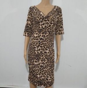 International Concepts Leopard print dress size L